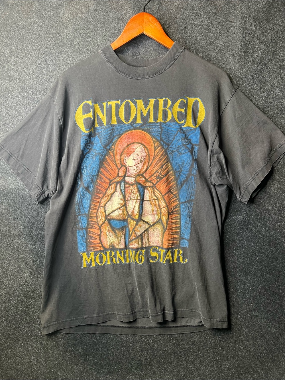 Vintage Entombed Tour Of The Morning Star 2001 License Metal Grunge Euro Tag